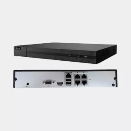 4 منافذ PoE لتوصيل الكاميرات مباشرة بدون سويتش